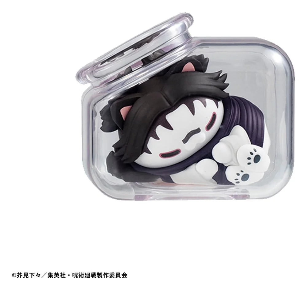 Jujutsu Kaisen Mega Cat Project Trading Figure Good Night Jujutsu Cats 7 cm - 1 Unidade